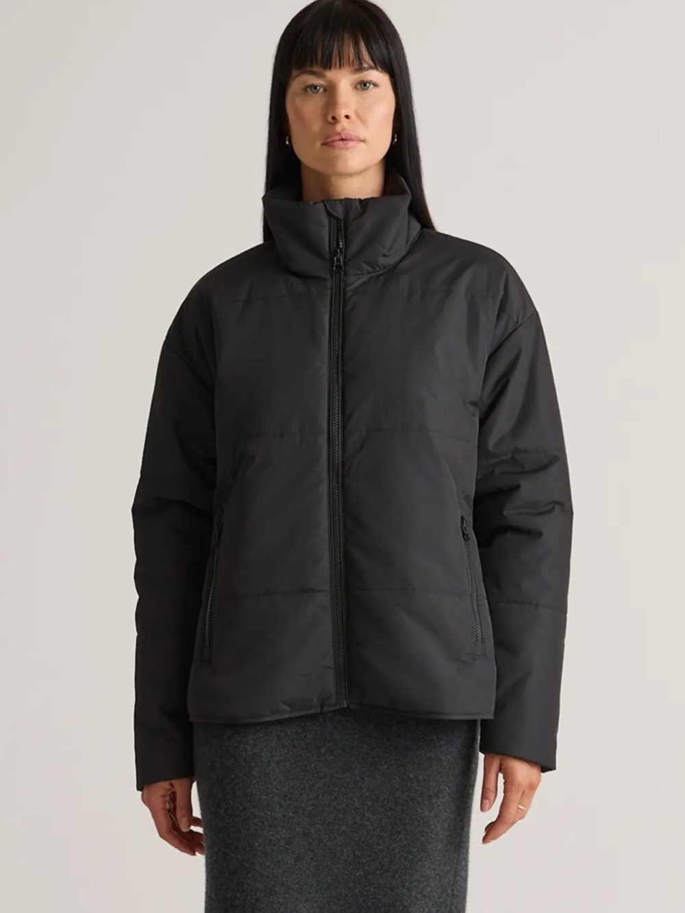 Quince Featherless Zip Puffer - Women's Lightweight Insulated Jacket